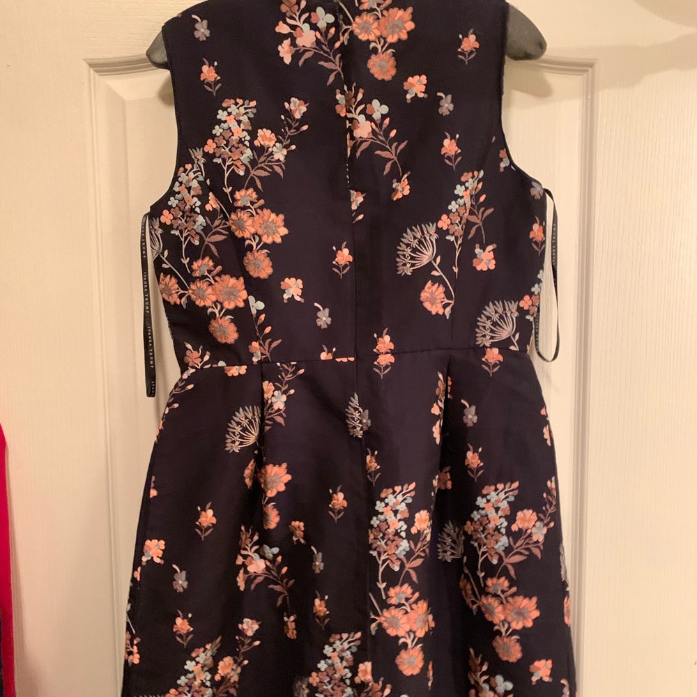 Blue floral dress